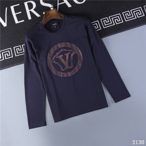 Versace T-Shirts Long Sleeved For Men #799654 $34.00 USD, Wholesale Replica Versace T-Shirts