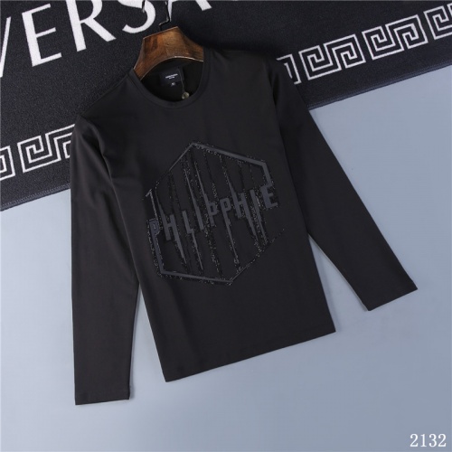 Philipp Plein PP T-Shirts Long Sleeved For Men #799655 $34.00 USD, Wholesale Replica Philipp Plein PP T-Shirts