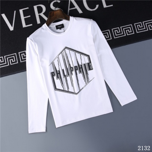 Philipp Plein PP T-Shirts Long Sleeved For Men #799656 $34.00 USD, Wholesale Replica Philipp Plein PP T-Shirts