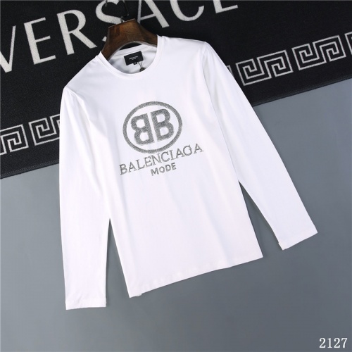 Balenciaga T-Shirts Long Sleeved For Men #799661 $34.00 USD, Wholesale Replica Balenciaga T-Shirts