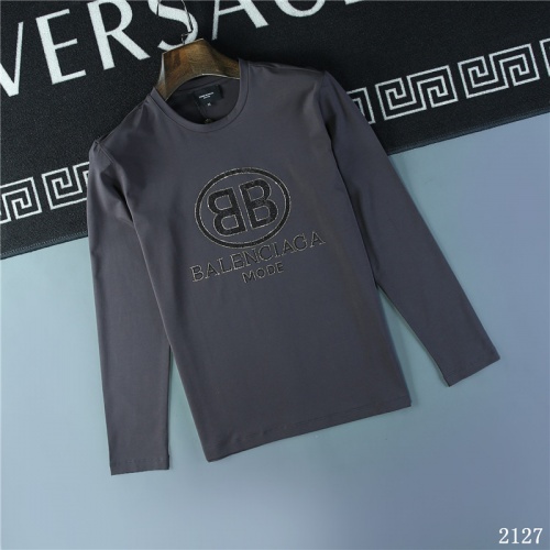 Balenciaga T-Shirts Long Sleeved For Men #799663 $34.00 USD, Wholesale Replica Balenciaga T-Shirts