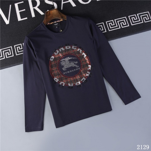 Burberry T-Shirts Long Sleeved For Men #799686 $34.00 USD, Wholesale Replica Burberry T-Shirts