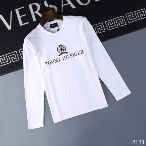 Tommy Hilfiger TH T-Shirts Long Sleeved For Men #799687 $34.00 USD, Wholesale Replica Tommy Hilfiger TH T-Shirts