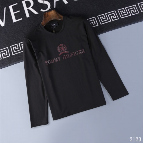 Tommy Hilfiger TH T-Shirts Long Sleeved For Men #799688 $34.00 USD, Wholesale Replica Tommy Hilfiger TH T-Shirts