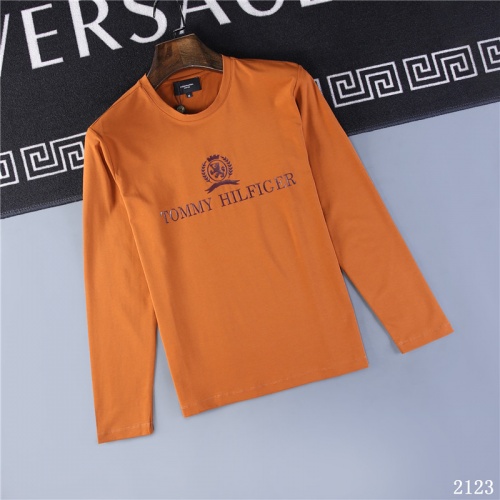 Tommy Hilfiger TH T-Shirts Long Sleeved For Men #799689 $34.00 USD, Wholesale Replica Tommy Hilfiger TH T-Shirts