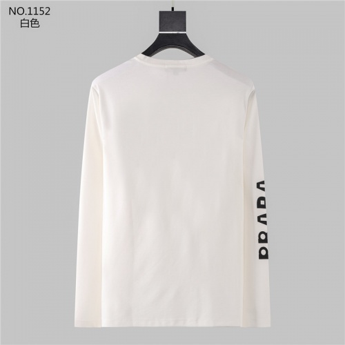 Replica Prada T-Shirts Long Sleeved For Men #799690 $34.00 USD for Wholesale