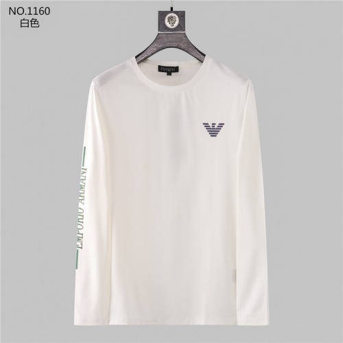 Armani T-Shirts Long Sleeved For Men #799702 $34.00 USD, Wholesale Replica Armani T-Shirts