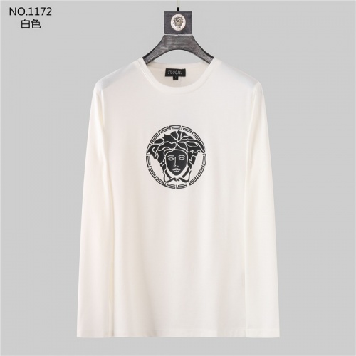 Versace T-Shirts Long Sleeved For Men #799729 $34.00 USD, Wholesale Replica Versace T-Shirts