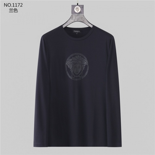 Versace T-Shirts Long Sleeved For Men #799730 $34.00 USD, Wholesale Replica Versace T-Shirts