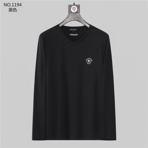 Versace T-Shirts Long Sleeved For Men #799731 $34.00 USD, Wholesale Replica Versace T-Shirts