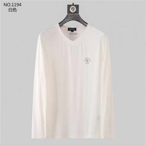 Versace T-Shirts Long Sleeved For Men #799732 $34.00 USD, Wholesale Replica Versace T-Shirts