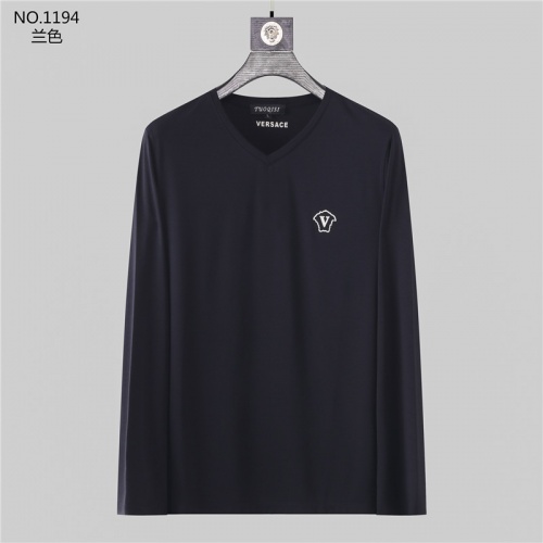 Versace T-Shirts Long Sleeved For Men #799733 $34.00 USD, Wholesale Replica Versace T-Shirts