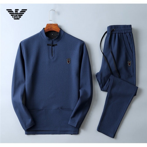 Armani Tracksuits Long Sleeved For Men #799804 $96.00 USD, Wholesale Replica Armani Tracksuits