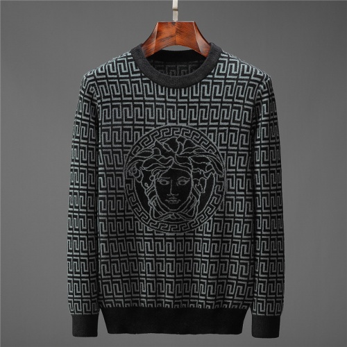 Versace Sweaters Long Sleeved For Men #799904 $52.00 USD, Wholesale Replica Versace Sweaters