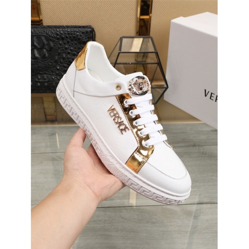 Replica Versace Casual Shoes For Men #800060 $76.00 USD for Wholesale