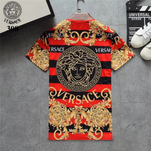 Replica Versace T-Shirts Short Sleeved For Men #801104 $25.00 USD for Wholesale