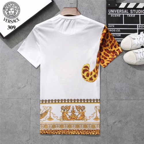 Replica Versace T-Shirts Short Sleeved For Men #801112 $25.00 USD for Wholesale