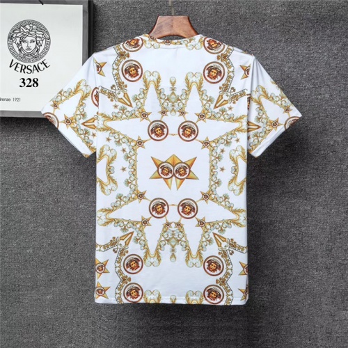Replica Versace T-Shirts Short Sleeved For Men #801137 $25.00 USD for Wholesale