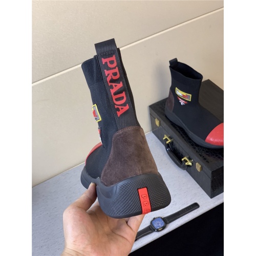 Replica Prada Boots For Men #801195 $72.00 USD for Wholesale