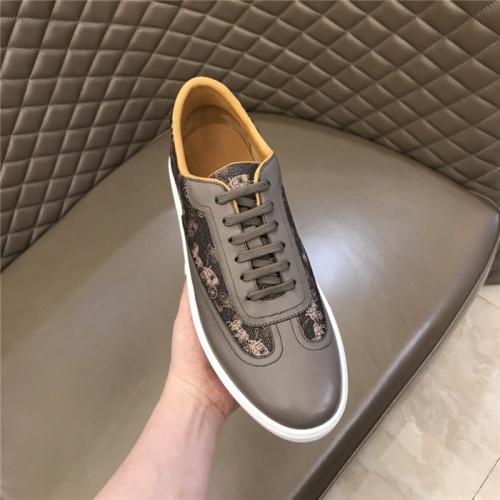 Replica Hermes Casual Shoes For Men #801225 $72.00 USD for Wholesale