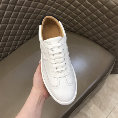 Replica Hermes Casual Shoes For Men #801227 $76.00 USD for Wholesale