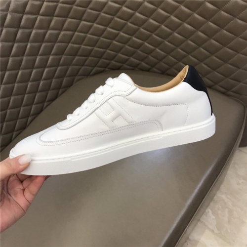 Replica Hermes Casual Shoes For Men #801227 $76.00 USD for Wholesale
