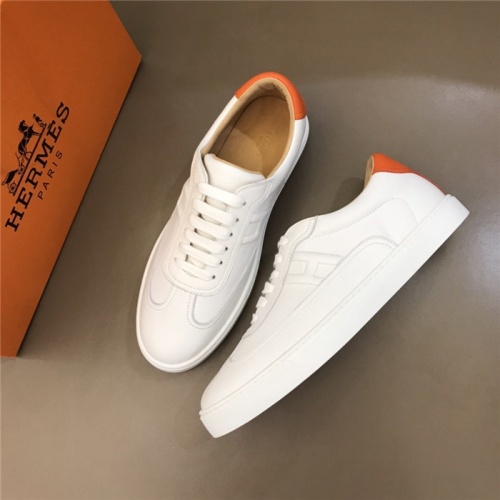Replica Hermes Casual Shoes For Men #801228 $76.00 USD for Wholesale