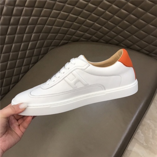 Replica Hermes Casual Shoes For Men #801228 $76.00 USD for Wholesale