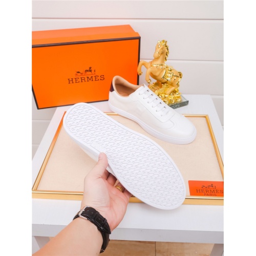 Replica Hermes Casual Shoes For Men #801234 $82.00 USD for Wholesale