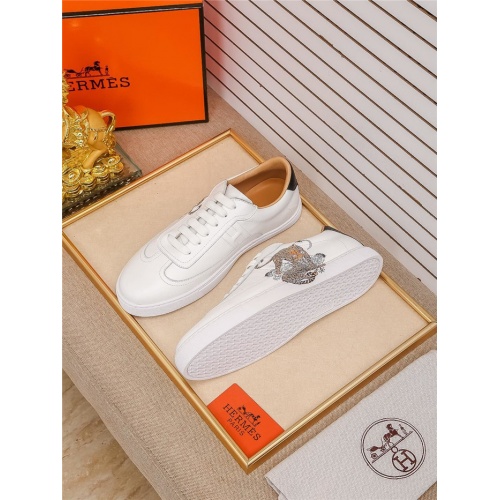 Replica Hermes Casual Shoes For Men #801247 $80.00 USD for Wholesale