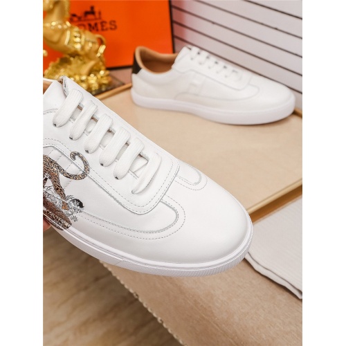 Replica Hermes Casual Shoes For Men #801247 $80.00 USD for Wholesale