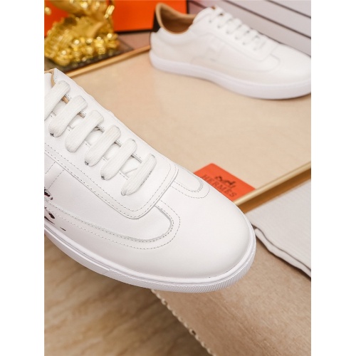 Replica Hermes Casual Shoes For Men #801249 $80.00 USD for Wholesale