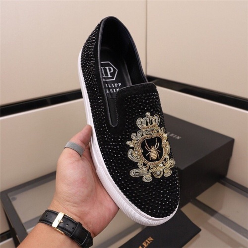 Replica Philipp Plein PP Casual Shoes For Men #801257 $72.00 USD for Wholesale