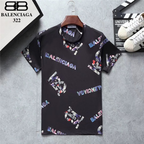 Balenciaga T-Shirts Short Sleeved For Men #801528 $25.00 USD, Wholesale Replica Balenciaga T-Shirts