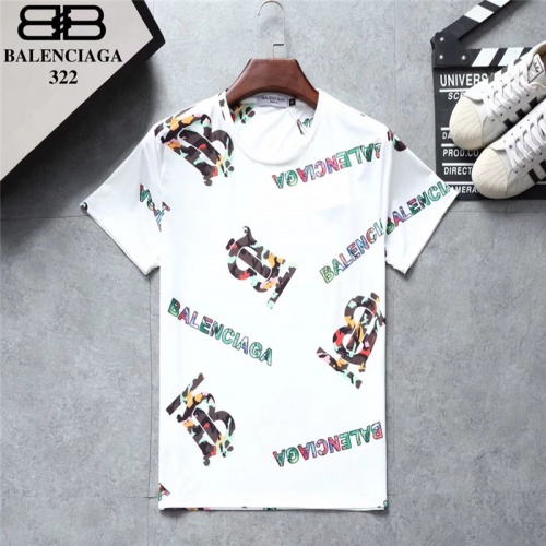 Balenciaga T-Shirts Short Sleeved For Men #801530 $25.00 USD, Wholesale Replica Balenciaga T-Shirts