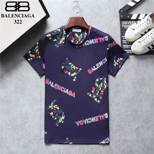 Balenciaga T-Shirts Short Sleeved For Men #801531 $25.00 USD, Wholesale Replica Balenciaga T-Shirts