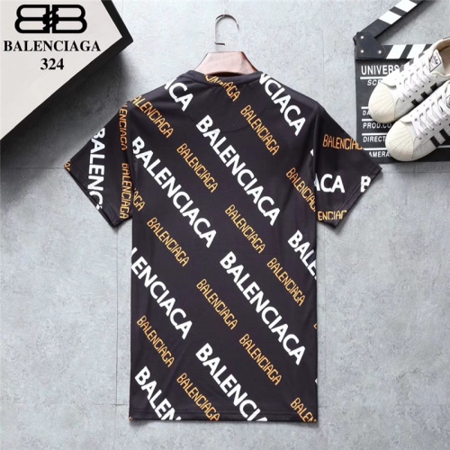 Replica Balenciaga T-Shirts Short Sleeved For Men #801534 $25.00 USD for Wholesale