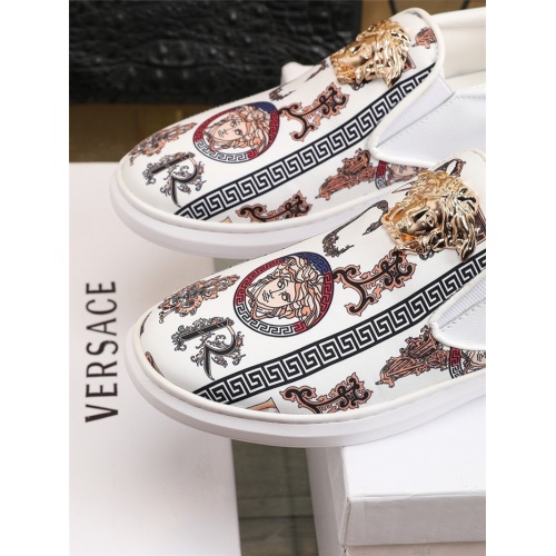 Replica Versace Casual Shoes For Men #801759 $76.00 USD for Wholesale