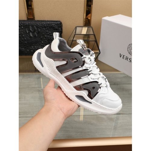 Replica Versace Casual Shoes For Men #801767 $80.00 USD for Wholesale