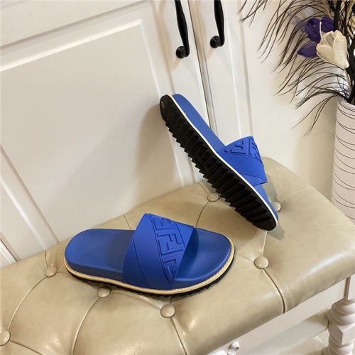 Replica Fendi Slippers For Women #801794 $64.00 USD for Wholesale