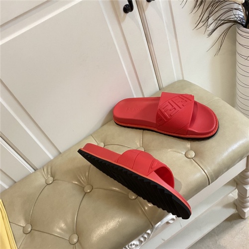 Replica Fendi Slippers For Women #801796 $64.00 USD for Wholesale