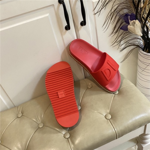 Replica Fendi Slippers For Men #801800 $64.00 USD for Wholesale