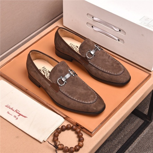 Salvatore Ferragamo Leather Shoes For Men #802721 $98.00 USD, Wholesale Replica Salvatore Ferragamo Leather Shoes