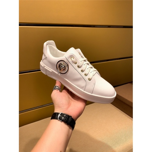 Replica Versace Casual Shoes For Men #802733 $72.00 USD for Wholesale