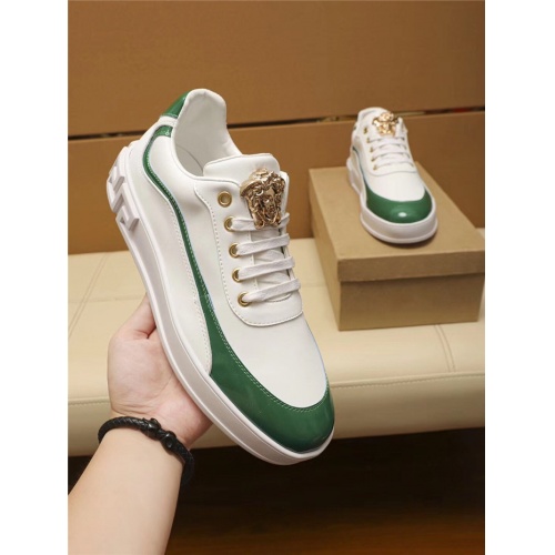 Replica Versace Casual Shoes For Men #802745 $72.00 USD for Wholesale