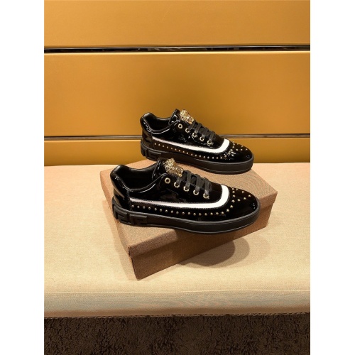 Replica Versace Casual Shoes For Men #802758 $72.00 USD for Wholesale