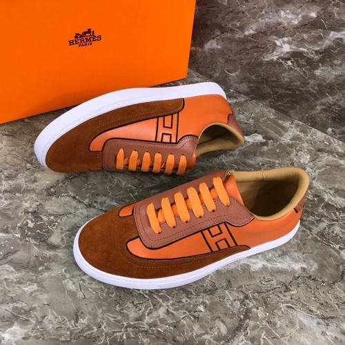 Replica Hermes Casual Shoes For Men #802795 $80.00 USD for Wholesale