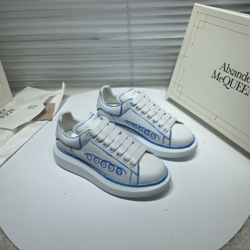 Replica Alexander McQueen Casual Shoes For Women #802819 $118.00 USD for Wholesale