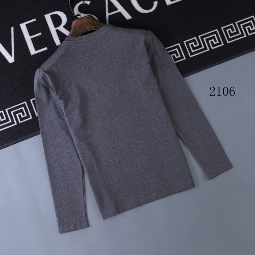 Replica Armani T-Shirts Long Sleeved For Men #803078 $34.00 USD for Wholesale