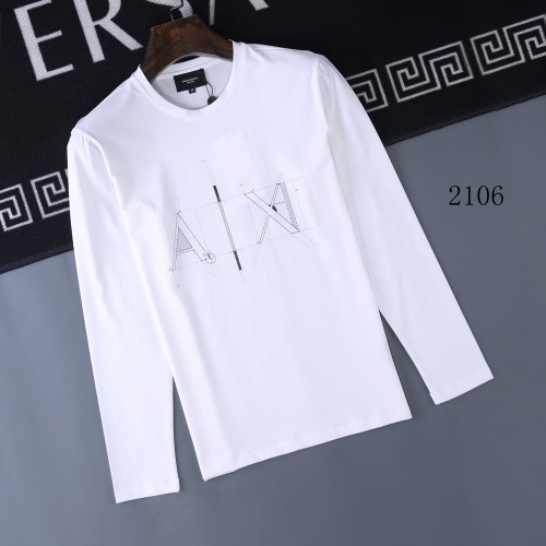 Armani T-Shirts Long Sleeved For Men #803079 $34.00 USD, Wholesale Replica Armani T-Shirts